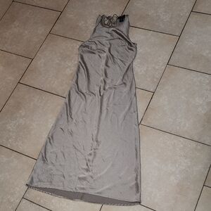 House of Harlow 1960 Gray Backless Dress